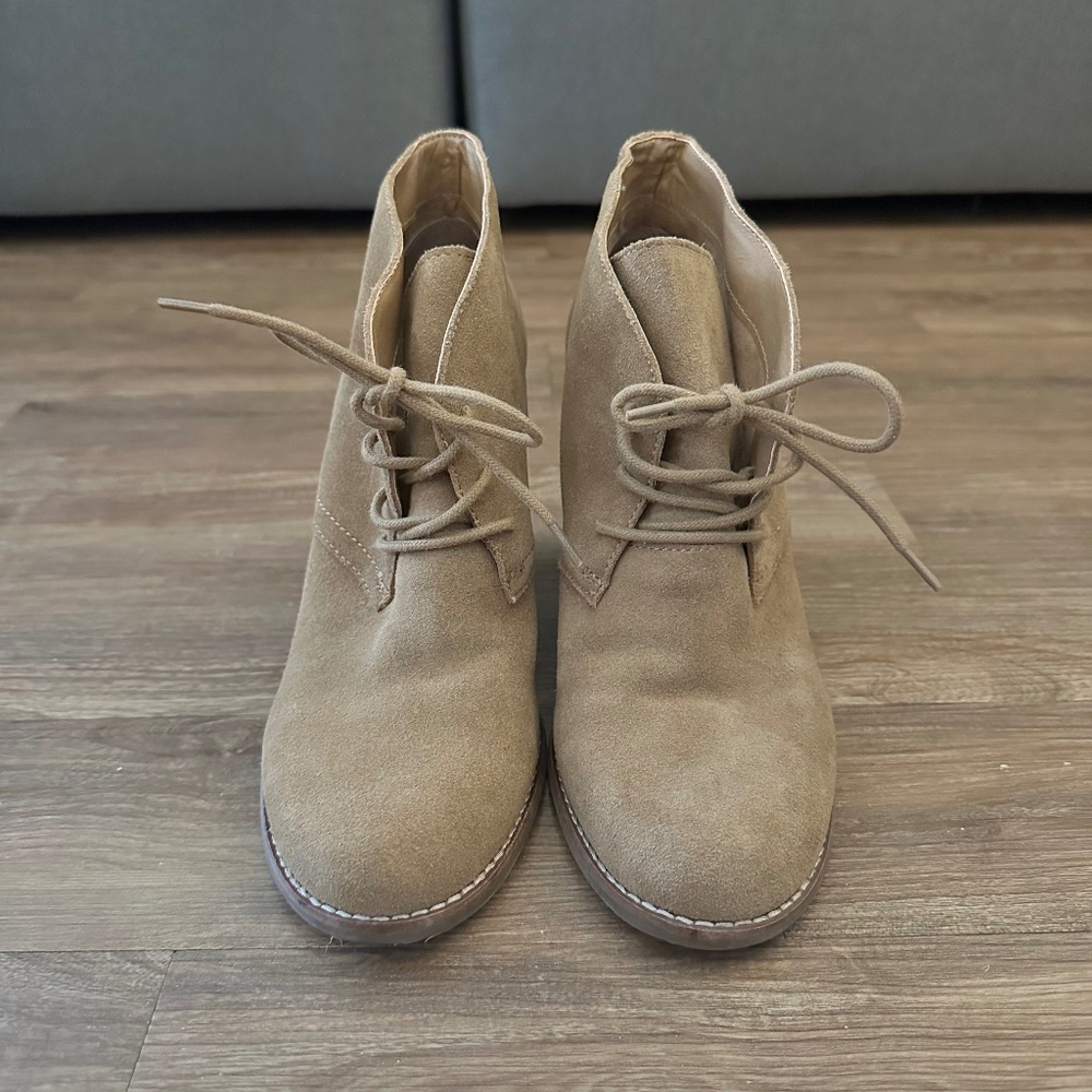 Size 10 Lucky Brand Wedge Booties